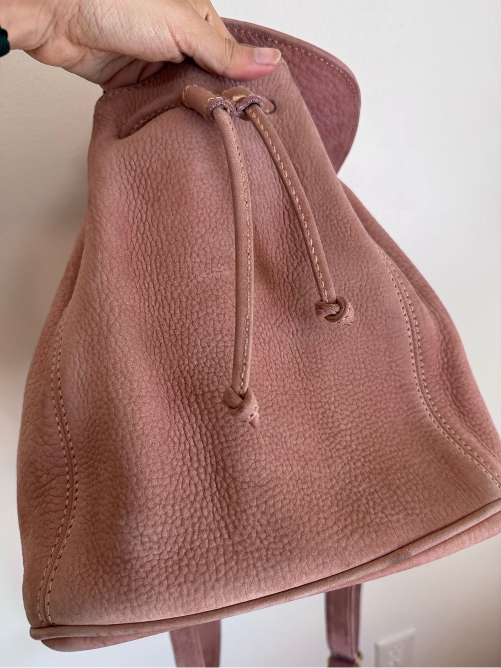 Vintage Coach Nubuc Sonoma Small Backpack (4938) in Rose Pink - Picture 4 of 16